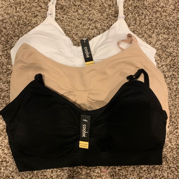 Plus/Full Size Coobie Bras-Nude